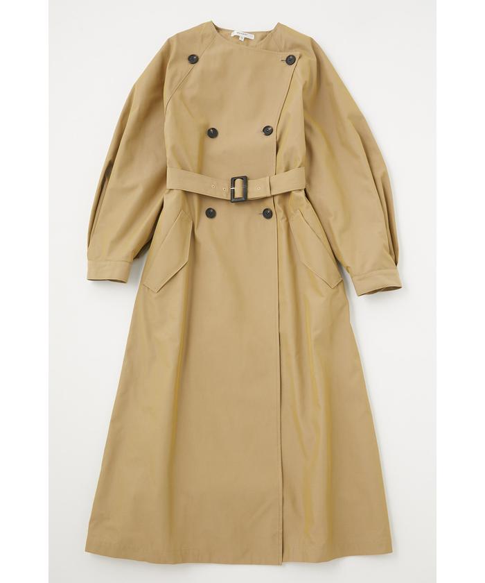 クーポン】【セール60%OFF】COLLARLESS TRENCH コート(505192666