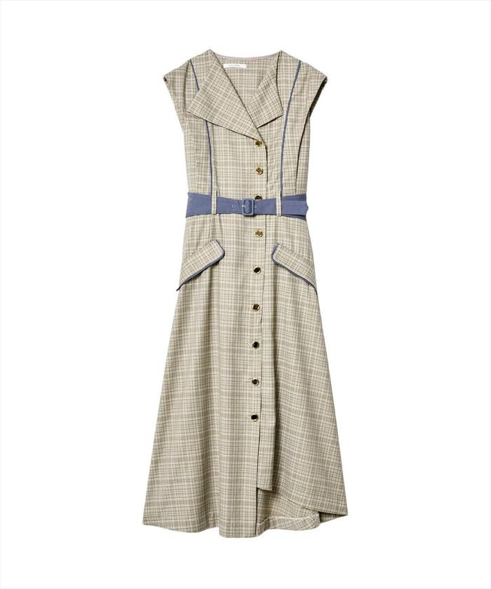 セール 30%OFF】バックセーラーカラーノースリーブワンピース セール 30%OFF】バックセーラーカラーノースリーブワンピース