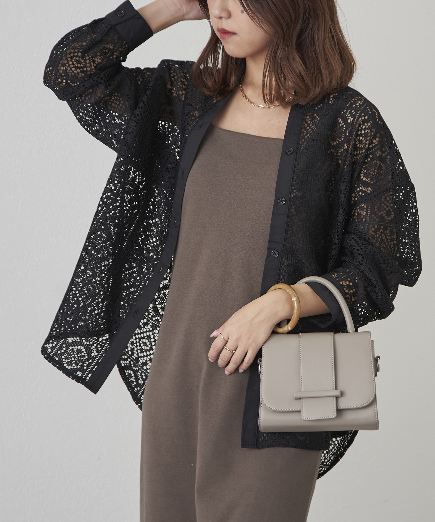 クーポン】【セール 40%OFF】【2023SS】クロシェレースバンド