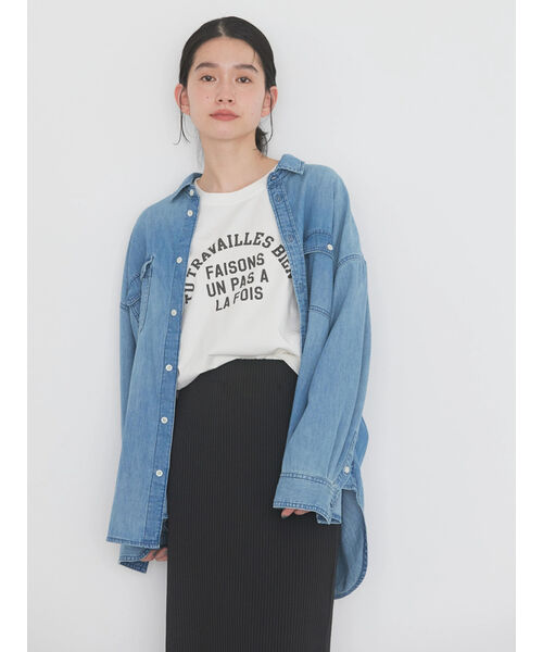 セール 50%OFF】Wポケットデニムシャツ(505193618) | アメリカン
