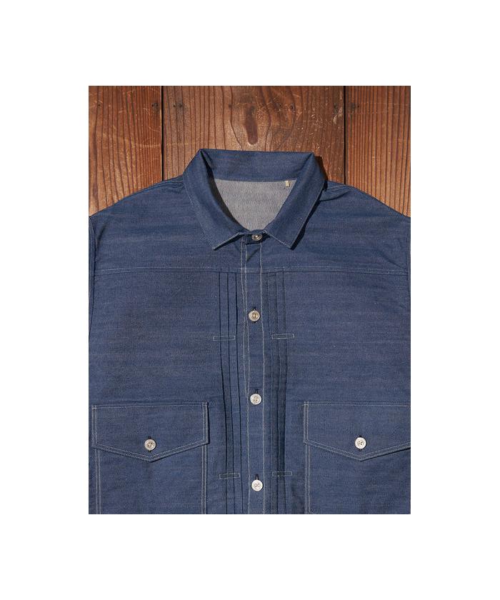 LEVI'S® VINTAGE CLOTHING 1879 プリーツブラウス ORGANIC