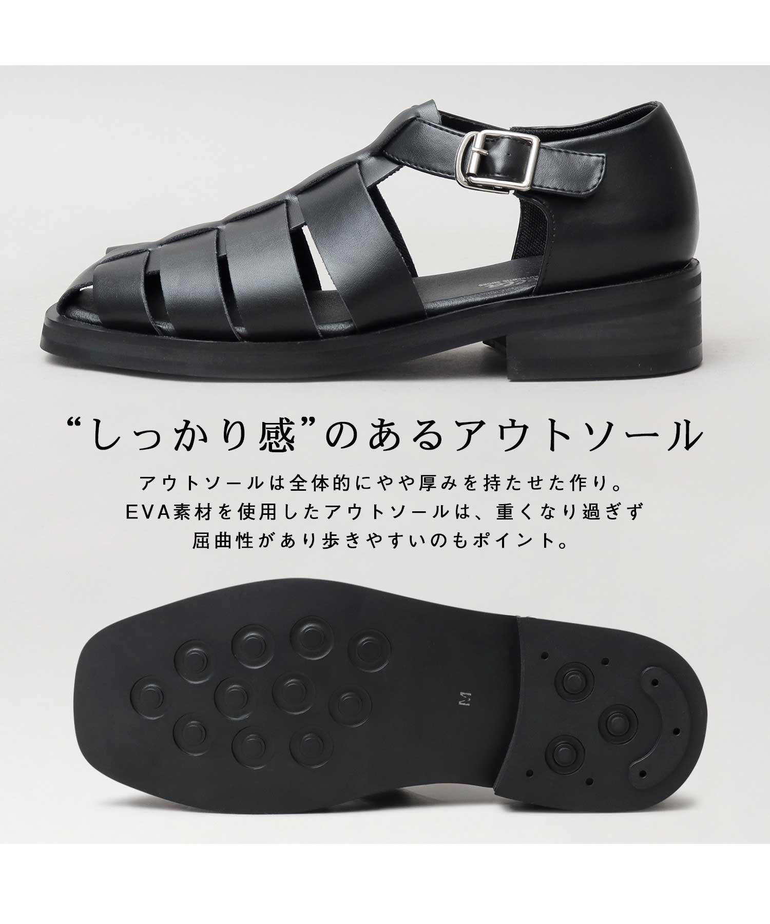 callne 本革スクエアトゥグルカヒールサンダル CALLNE】Real Leather Squaretoe Gluca Heelsandal / 本革