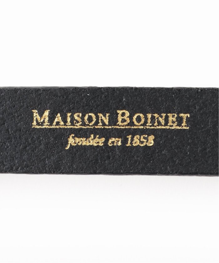 MAISON BOINET/メゾンボワネ】 20mm western belt in carf