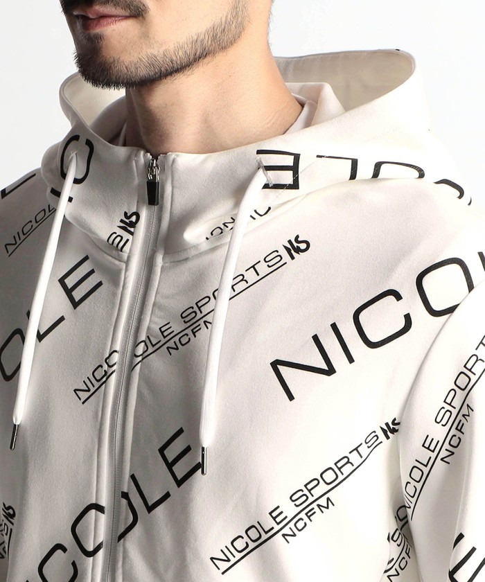 クーポン】【セール50%OFF】【NICOLE SPORTS】ダンボールニット総柄