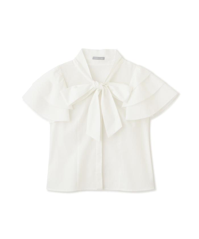 楽天市場】【SALE／37%OFF】ティアードスリーブリボンブラウス