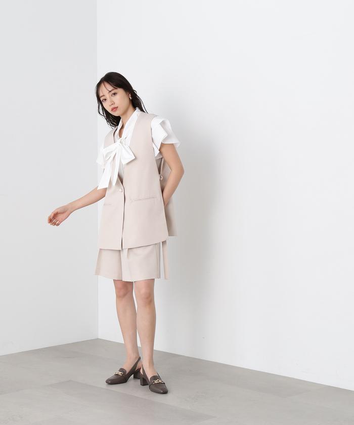 楽天市場】【SALE／37%OFF】ティアードスリーブリボンブラウス