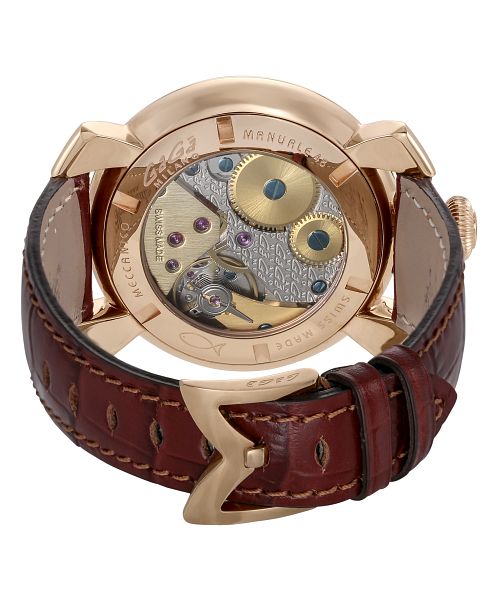 断捨離中セール　ガガミラノ　GAGAMILANO 腕時計　ブラウン　オシャレ 楽天市場】訳あり：箱なし ガガミラノ腕時計 GaGaMILANO時計