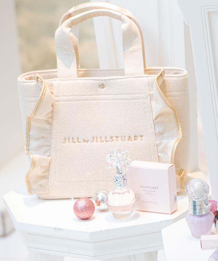 新品人気美品JILL by JILLSTUART 2023 フリルトート（ラメ