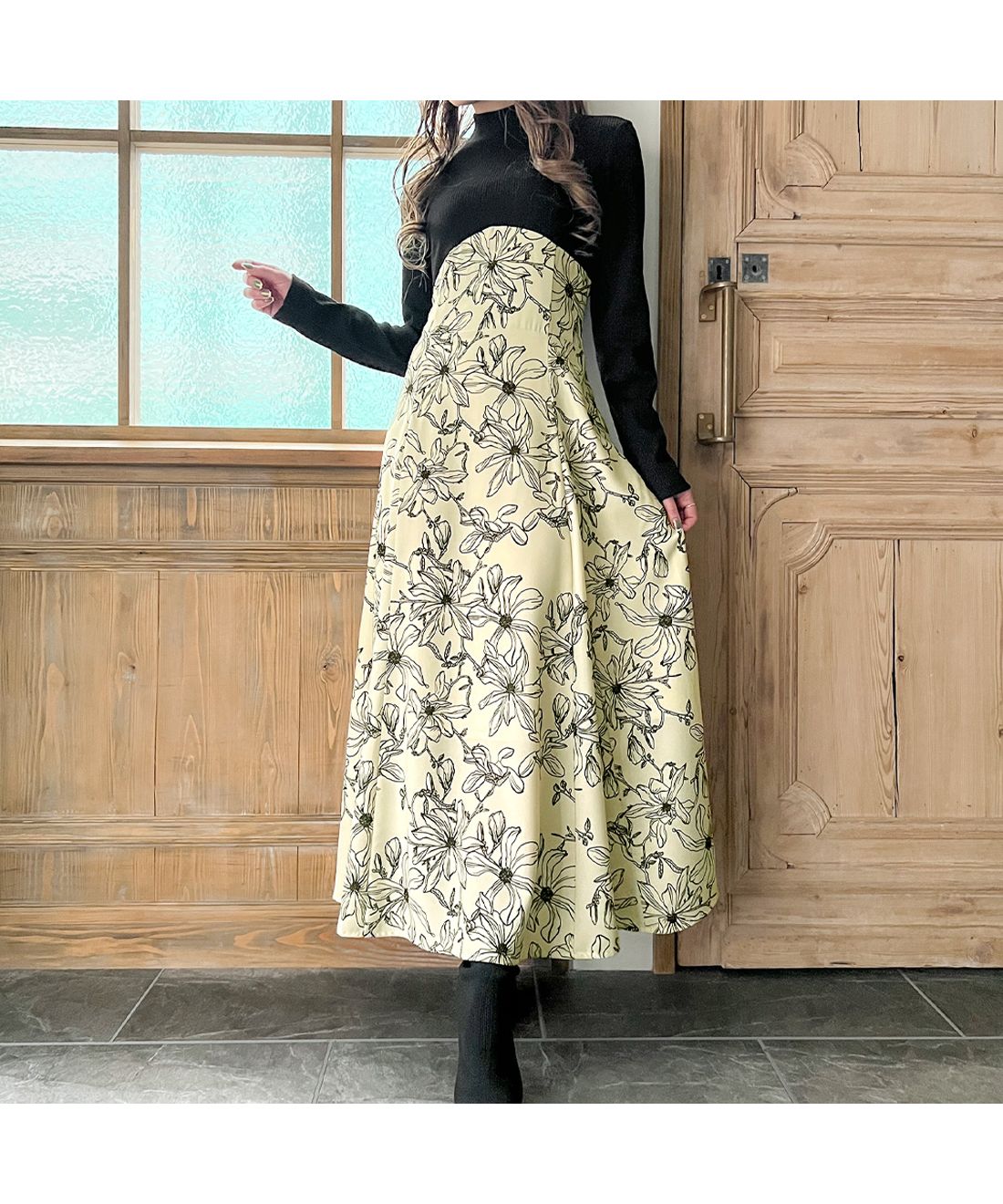 タグなし新品‼️JUDY COLLECTION 花柄 ワンピース 新品未使用 JUDY collection 花柄ワンピース