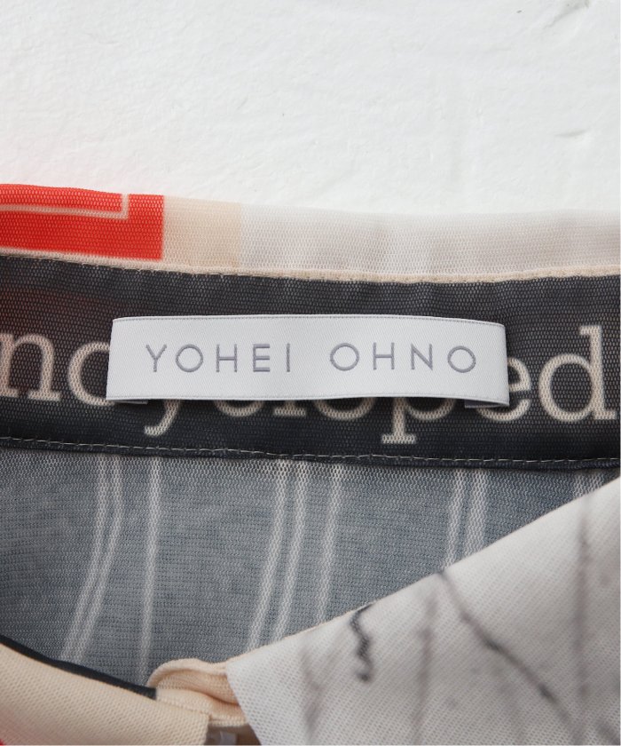 セール】【YOHEI OHNO / ヨウヘイオオノ】Graphic Mesh Shirt