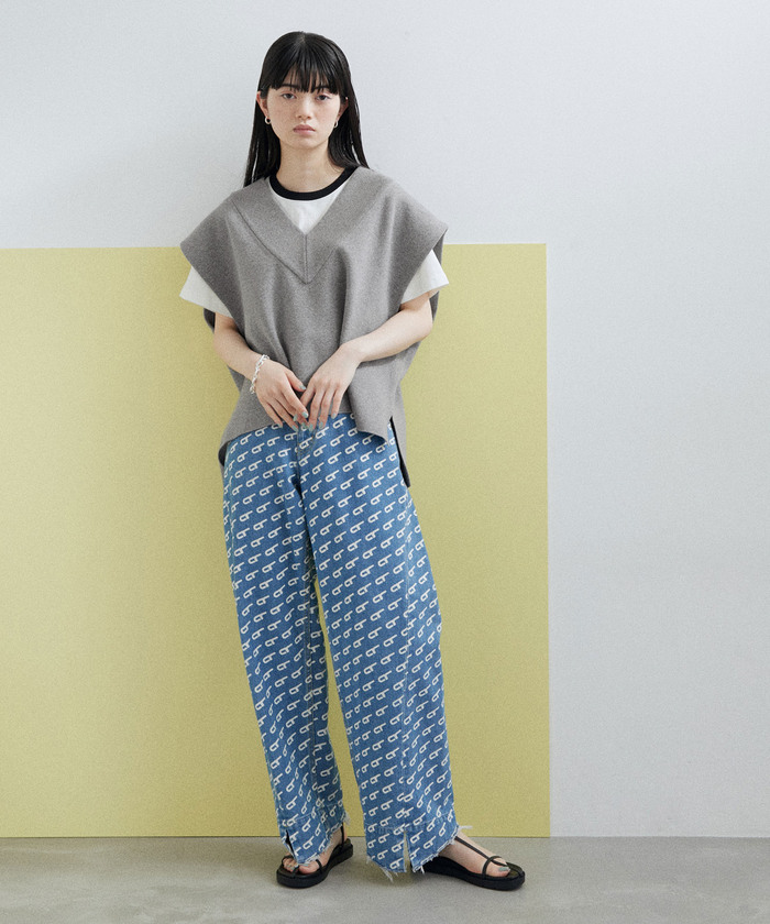 セール】【WEB限定】ニットベストプルオーバー(505204472