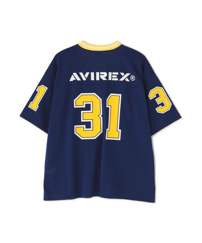 XLARGE ★ GAME メッシュ フットボール ゲーム シャツ セール】MESH FOOTBALL GAME T－SHIRT / メッシュ フットボール