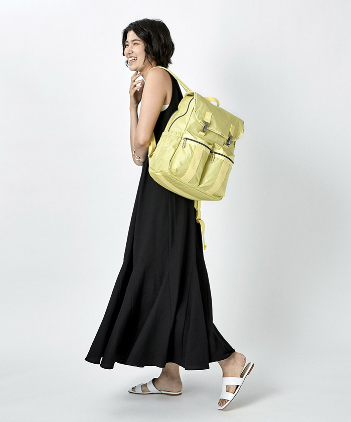 MODERN FLAP BACKPACK ライムライトC