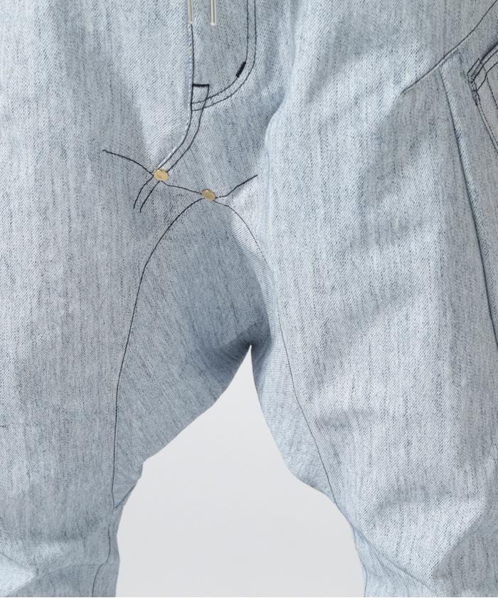 セール】FUMITO GANRYU/フミト ガンリュウ/3DCUT sarrouelpants セール】FUMITO GANRYU/フミト ガンリュウ/3DCUT sarrouelpants