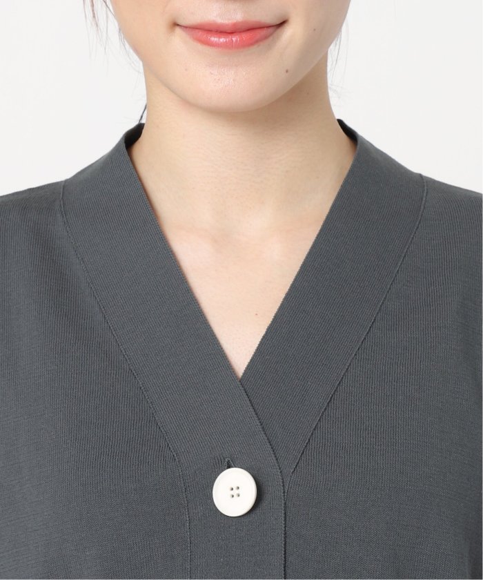 ドライコットンVネックカーディガン(505206391) | イエナ(IENA) - d