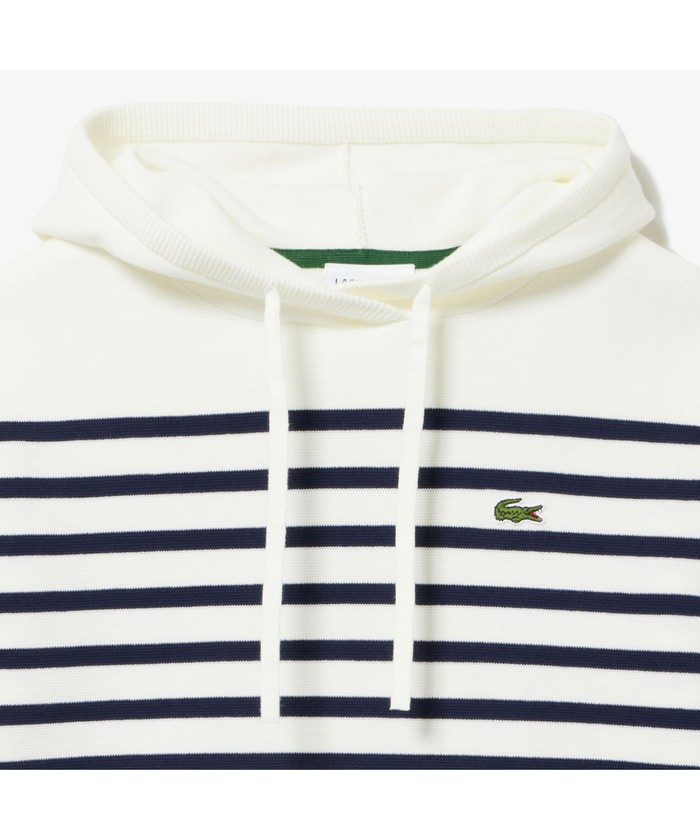 ミラノリブニットボーダーフーディー(505206924) | ラコステ(LACOSTE