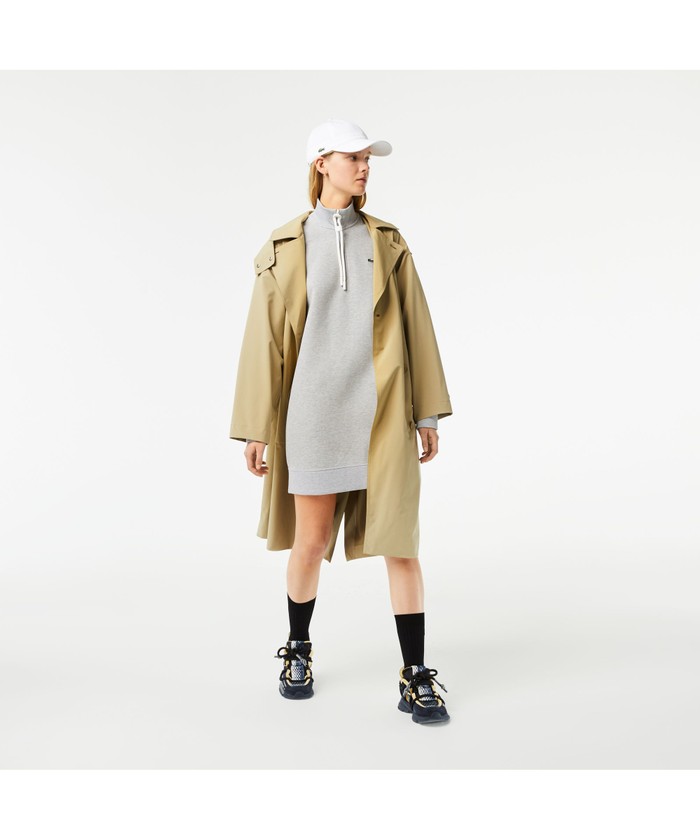 LACOSTE（ラコステ）の「鹿の子地ハーフジップドレス