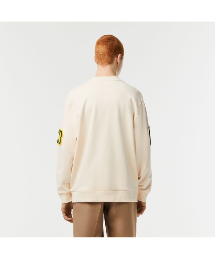 LACOSTE ヘリテージワッペンスウェット　最終値下げ セール】ラコステ LACOSTE ヘリテージワッペンクルーネック