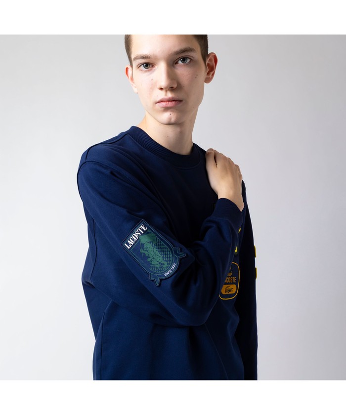セール】ヘリテージワッペンクルーネックスウェット(505206940) | ラコステ メンズ(LACOSTE Mens) - d fashion