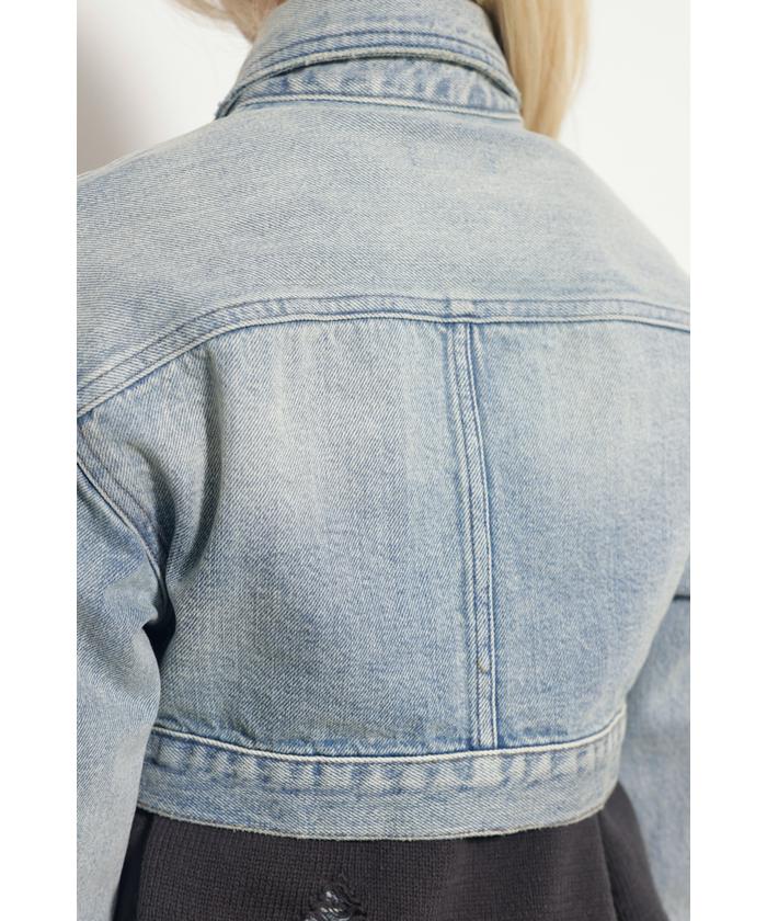 RAPS SHORT デニムジャケット(505207118) | ラグアジェム(LAGUA
