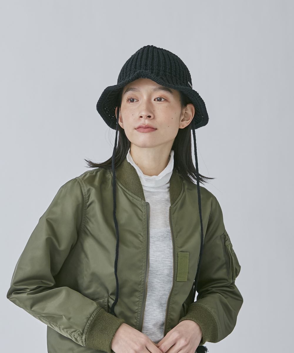 COMFORTABLE REASON ストライプ バケットハット COMFORTABLE REASON ストライプ バケットハット 帽子
