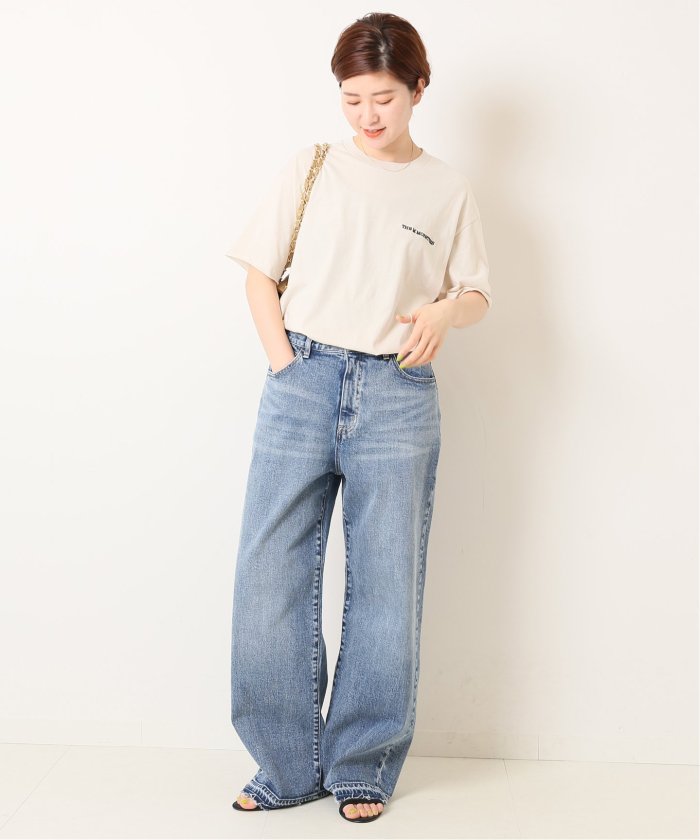 5 1/2 LOOSE-STRAIGHT DENIM(505209178) | スピック&スパン(Spick