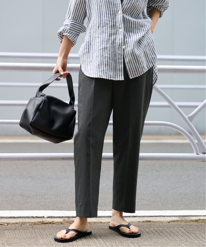 1年保証』 フレームワーク 撥水強撚ポリエステルイージーパンツ 34