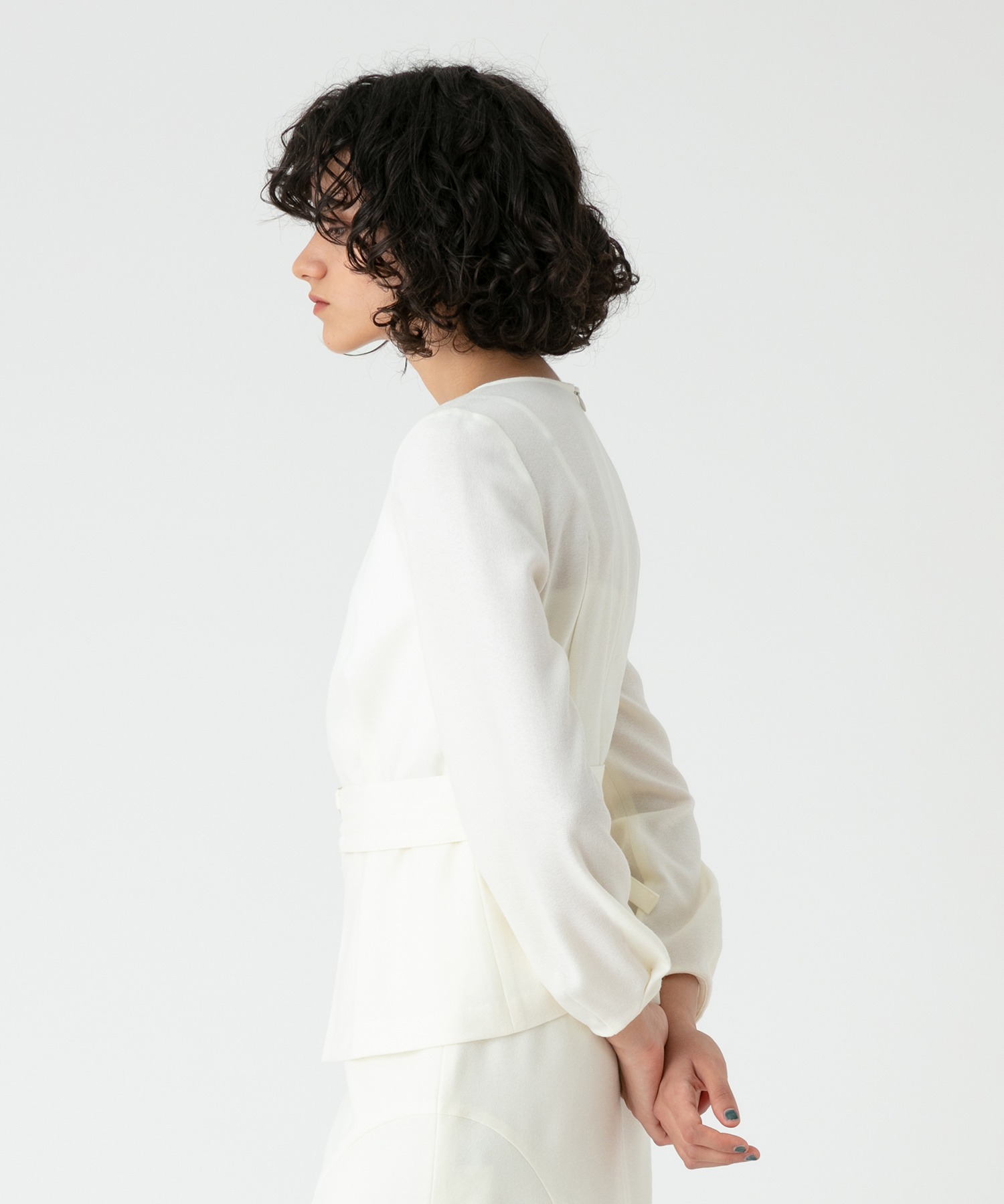 Wジョーゼットノットブラウス|allureville OFFICIAL SITE