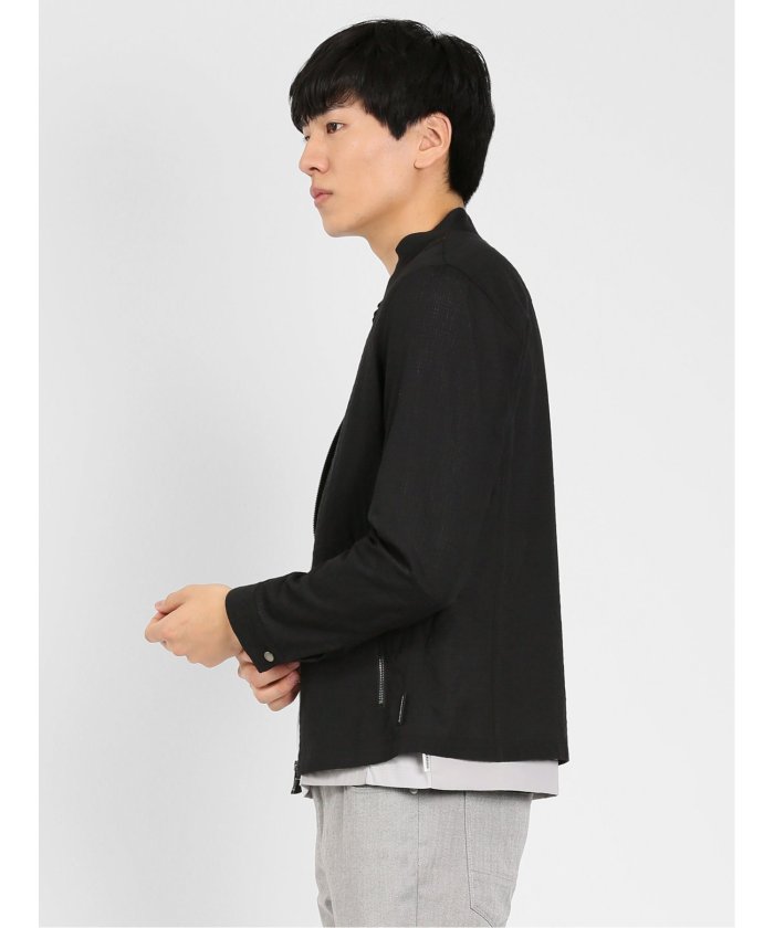 クーポン】【セール30%OFF】カラミ ライダースジャケット メンズ