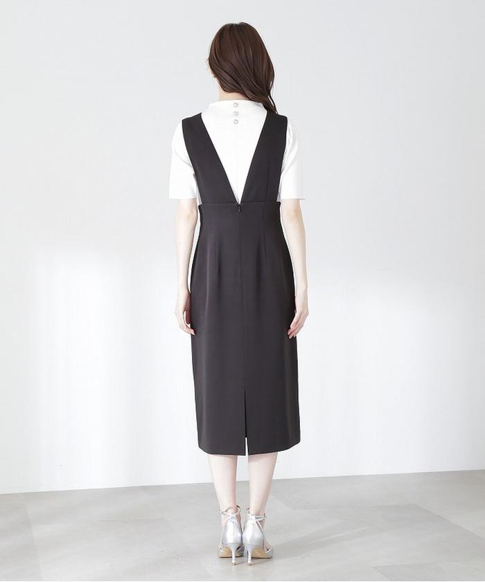 セール 10%OFF】パールポケットタイトジャンスカ (505182737