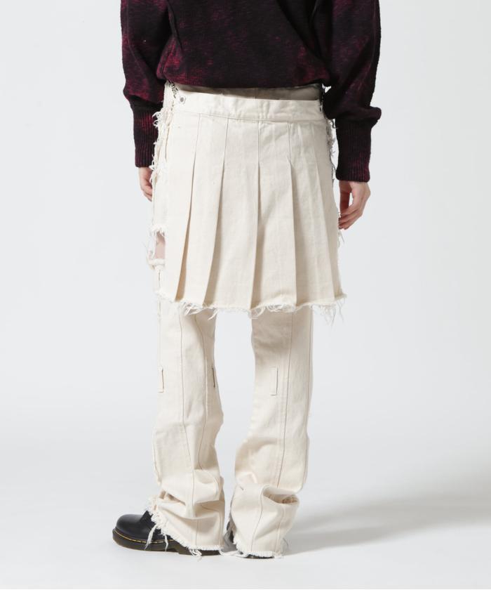 VOLTAGE CONTROL FILTER/Leg Cutout Bondage Skirt(505197080