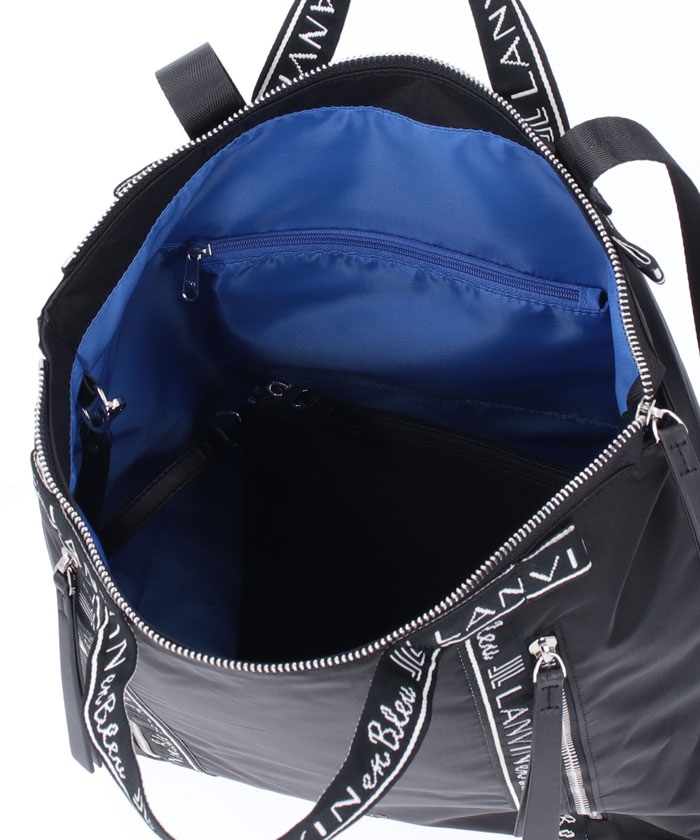 ランバン オン ブルー未使用 2wayリュック ベージュ / トートバッグ LANVIN en Bleu エヴリー ポーチ付2wayリュック ベージュ -waja