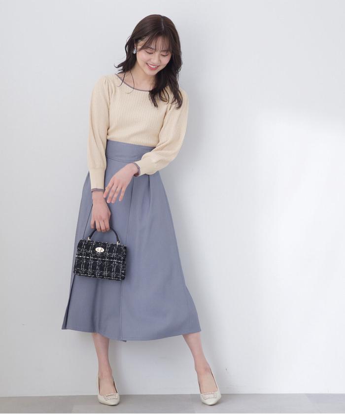 セール 50%OFF】ランダムリブマトンスリーブニット(505210927