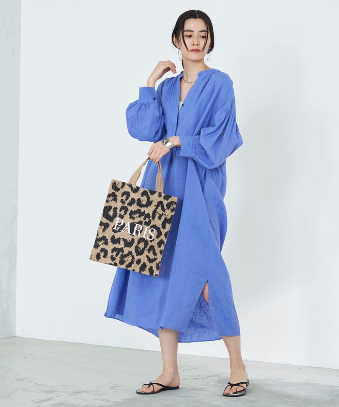 セール 50%OFF】◇【WEB限定】フレンチリネンギャザースリーブ
