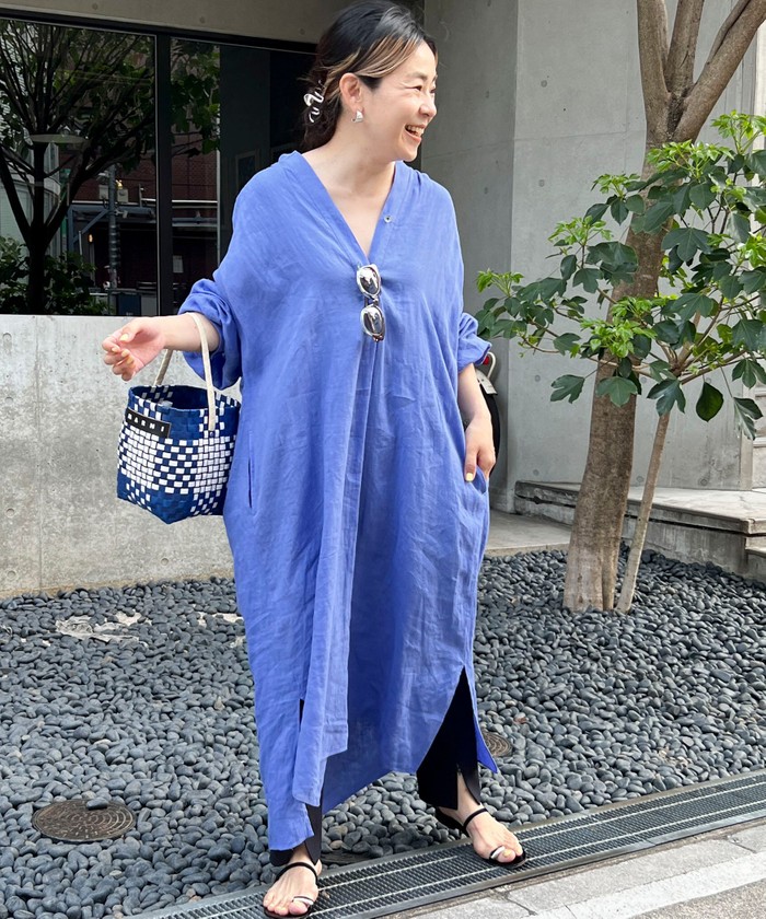 セール 50%OFF】◇【WEB限定】フレンチリネンギャザースリーブシャツ