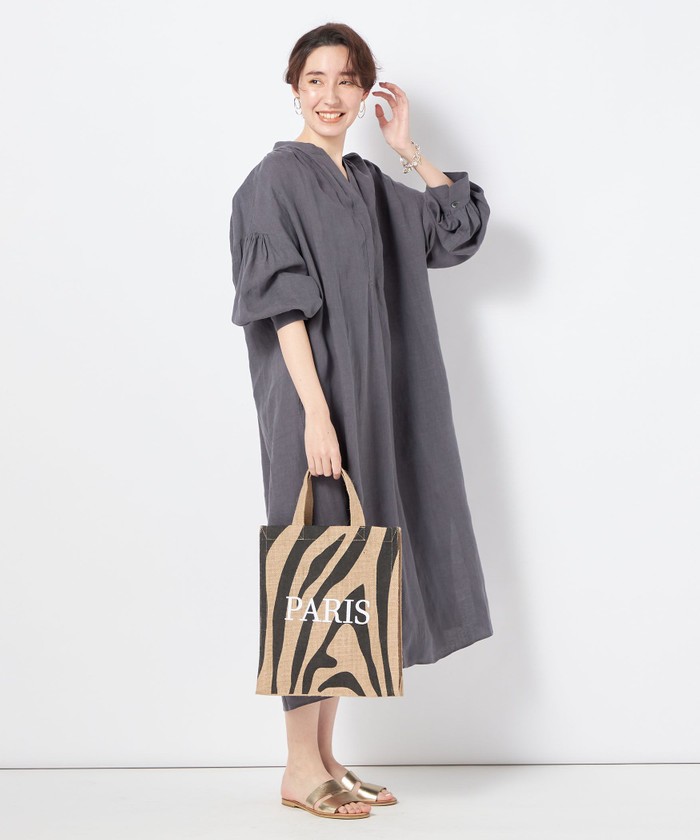 楽天市場】◇【WEB限定】フレンチリネンギャザースリーブシャツ