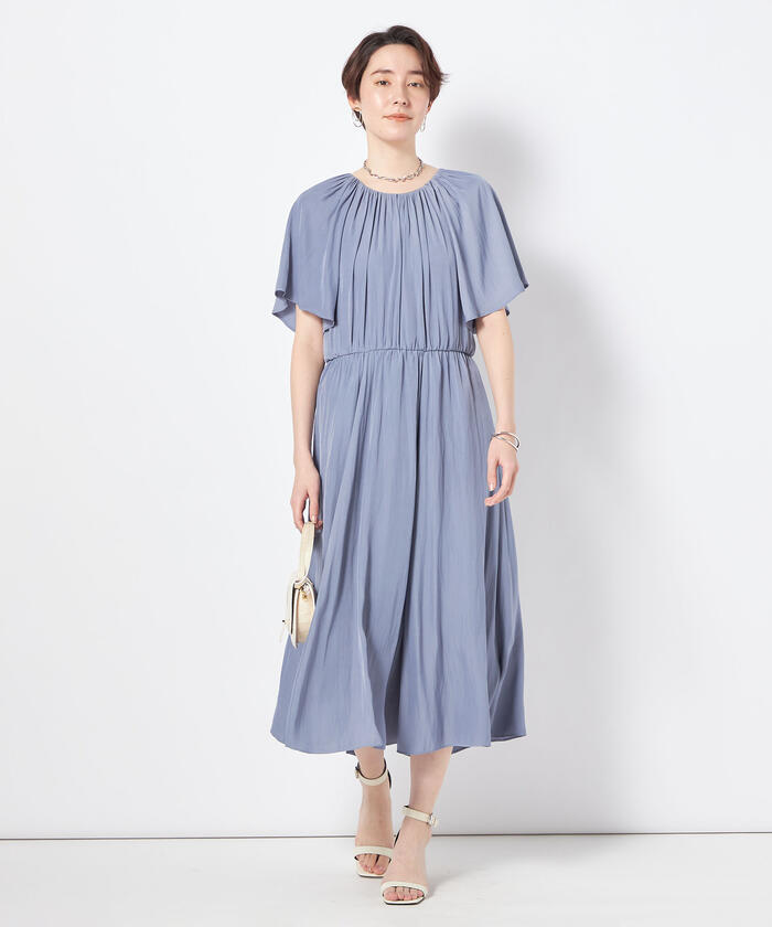 新品　ノーリーズ　ECO割繊　パール釦ワンピース ◇【WEB限定】ECO割繊パール釦ワンピース | ノーリーズ(NOLLEY'S