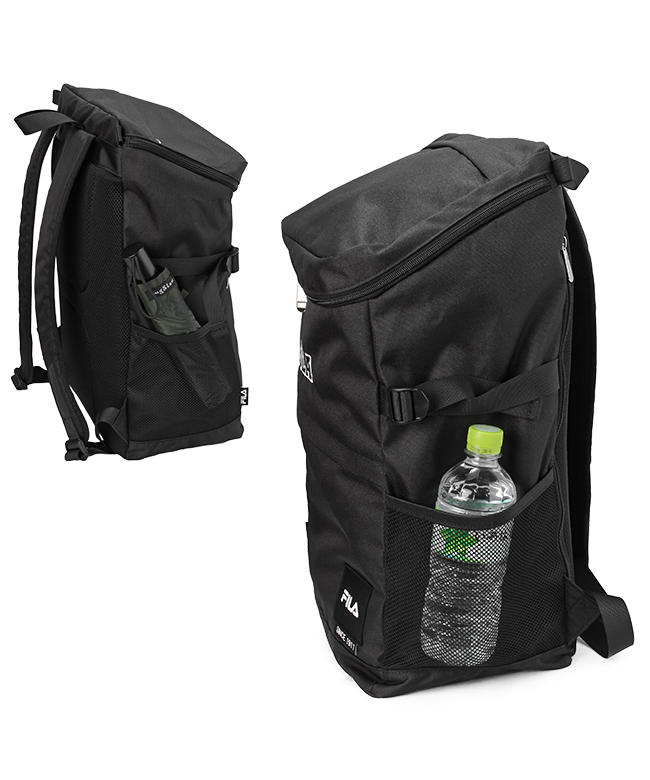 FILA バックパック 30L 黒 フィラ FILA フィラ FILA リュック 女子 30L 大容量 通学 男子
