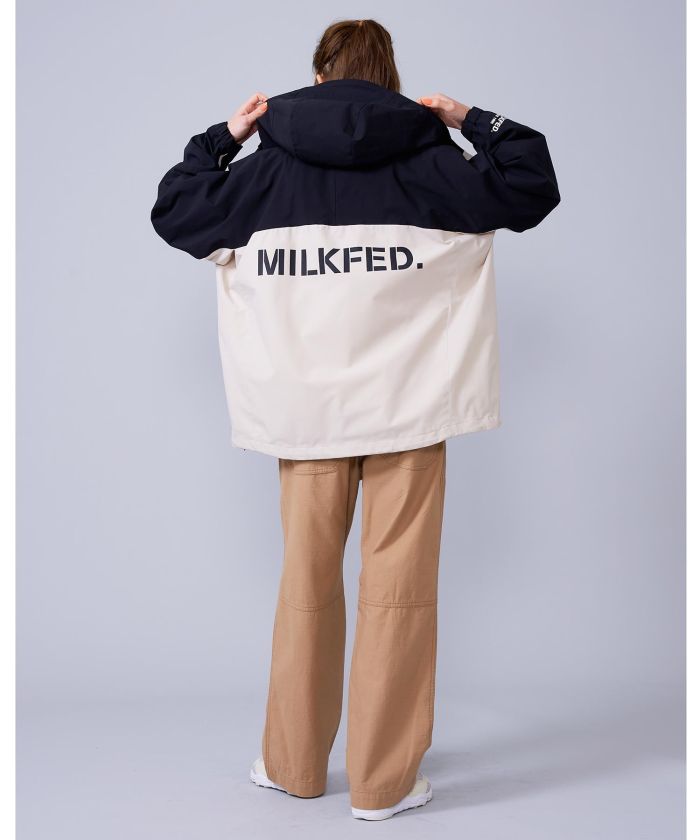 BACK LOGO BICOLOR MOUNTAIN PARKA MILKFED.(505215185) | MILKFED