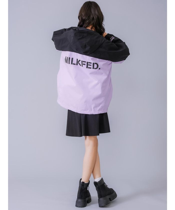 BACK LOGO BICOLOR MOUNTAIN PARKA MILKFED.(505215185) | MILKFED