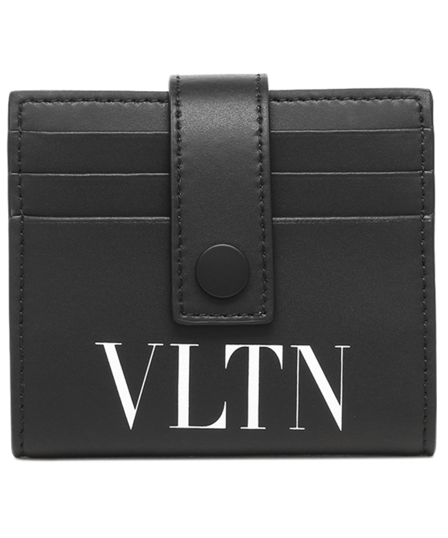 ヴァレンティノ カードケース VLTNロゴ ブラック メンズ VALENTINO