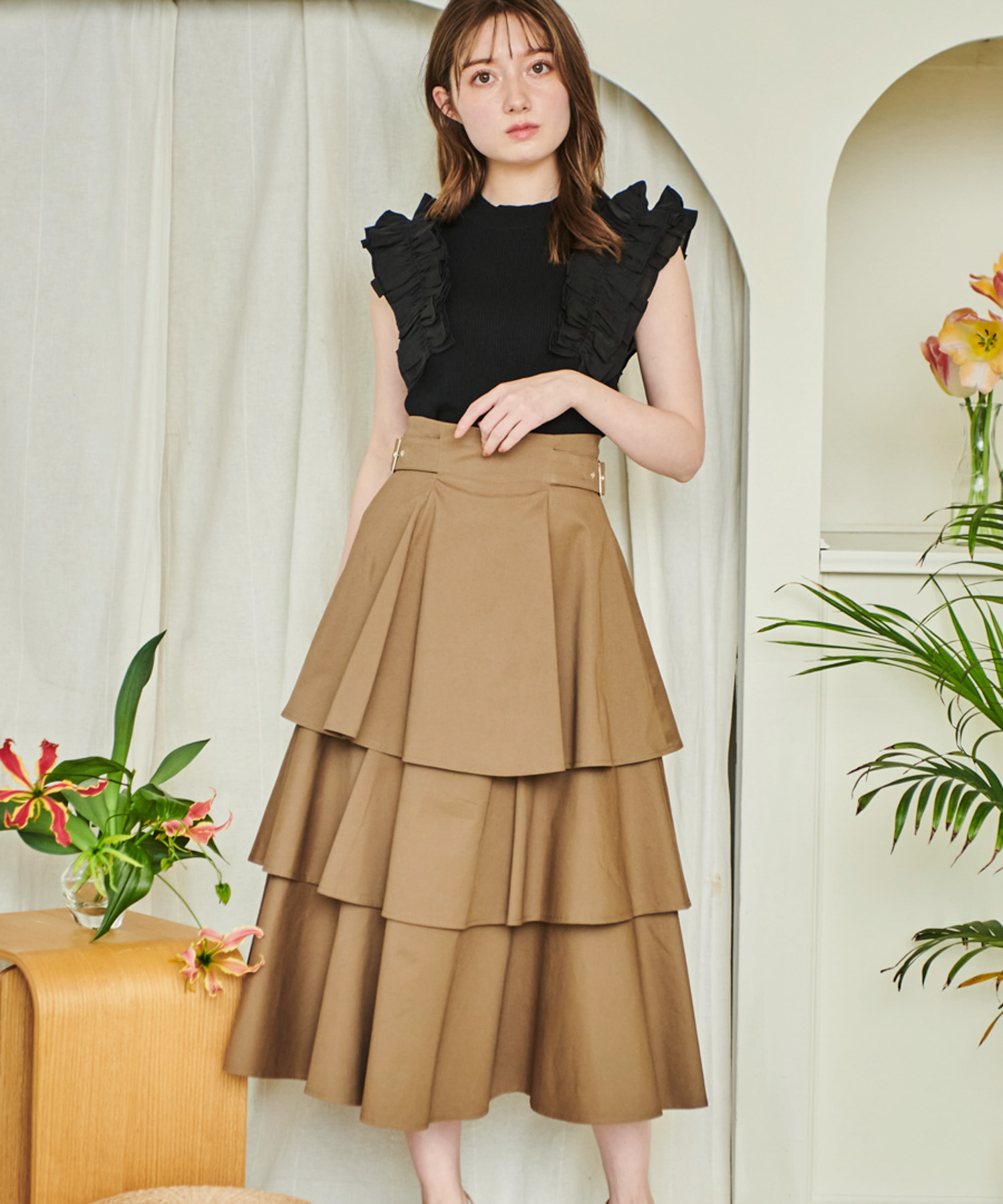 セール 60%OFF】フリルスリーブニット(505216077) | ノエラ