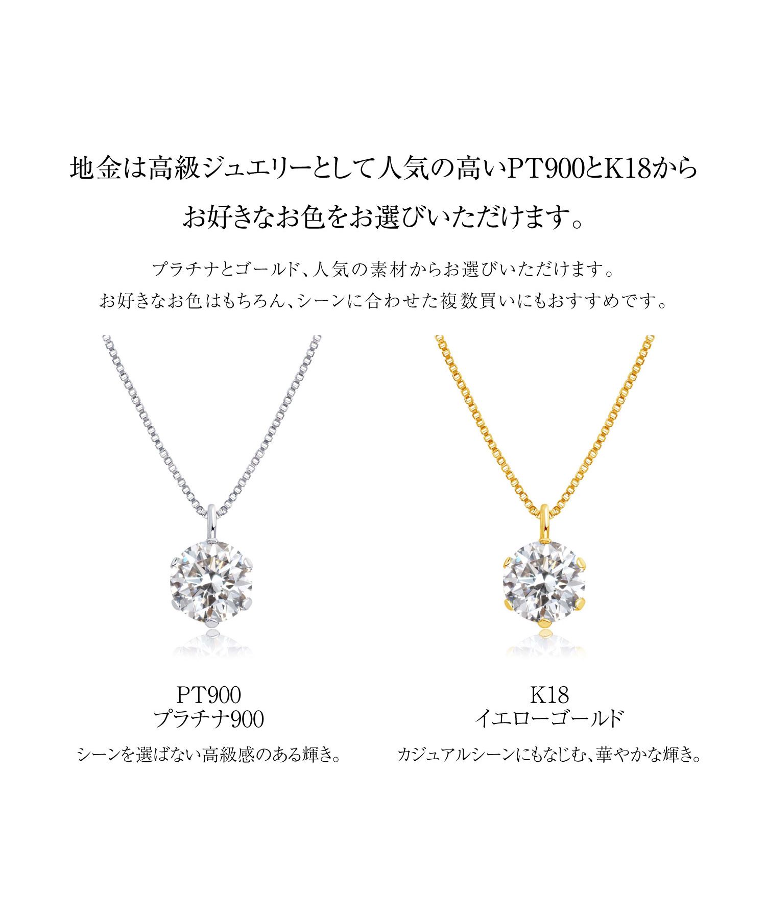 ララクリスティー ダイヤモンド ネックレス Dカラー SIクラス 0.3ct 一