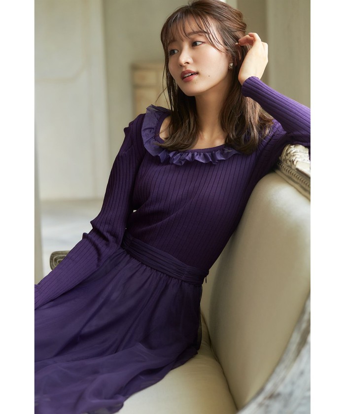 セール】【WEB限定】【TOCCA LAVENDER】Fluffy Tulle Skirt