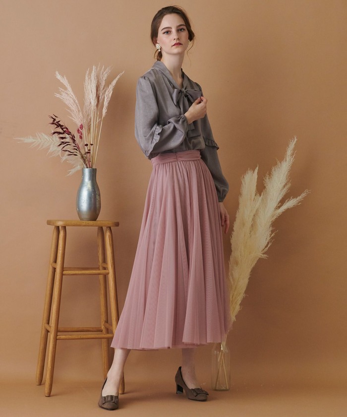 新品未使用　TOCCA　スカート　ライラック セール】【WEB限定】【TOCCA LAVENDER】Fluffy Tulle Skirt