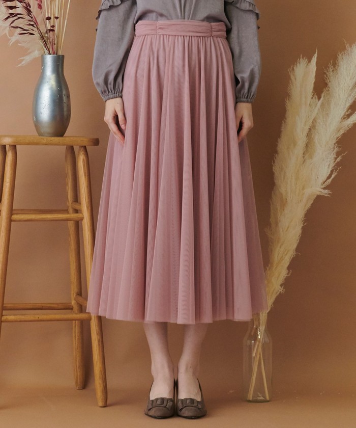 新品未使用　TOCCA　スカート　ライラック セール】【WEB限定】【TOCCA LAVENDER】Fluffy Tulle Skirt