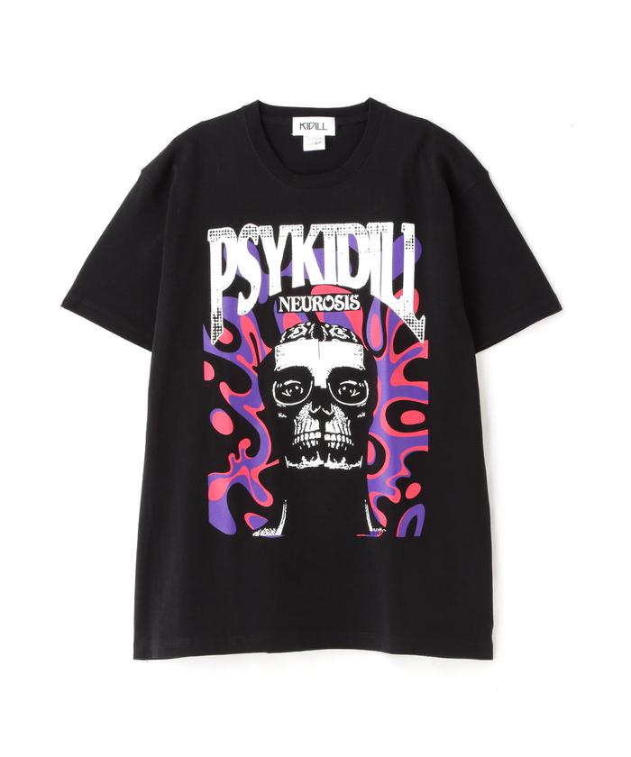 KIDILL/キディル/SMOKE GREY - BLACK OVERDYE T-SHIRT KIDILL/キディル/SMOKE GREY - BLACK OVERDYE T-SHIRT