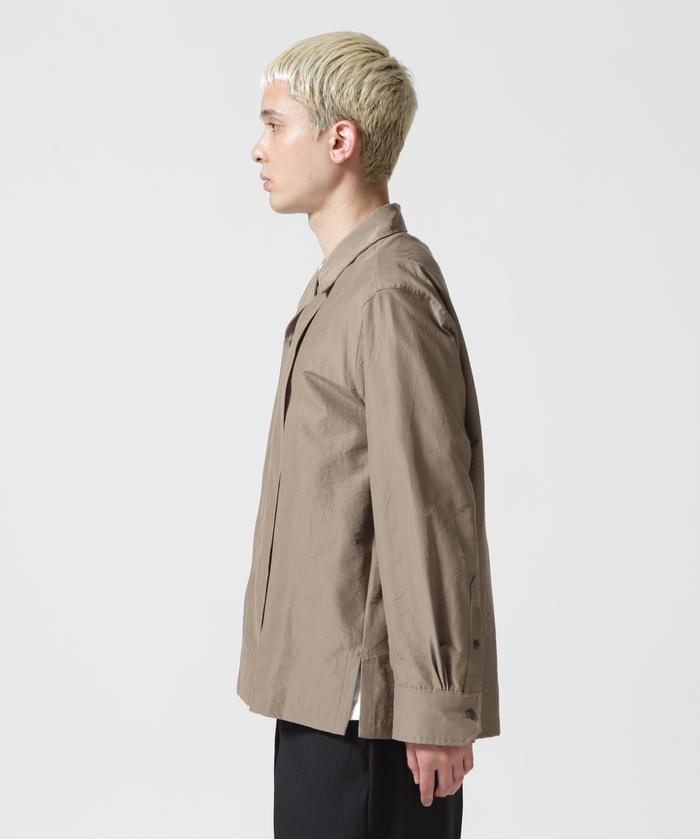 セール 70%OFF】IRENISA/イレニサ/OPEN COLLAR CUTTING SHIRT