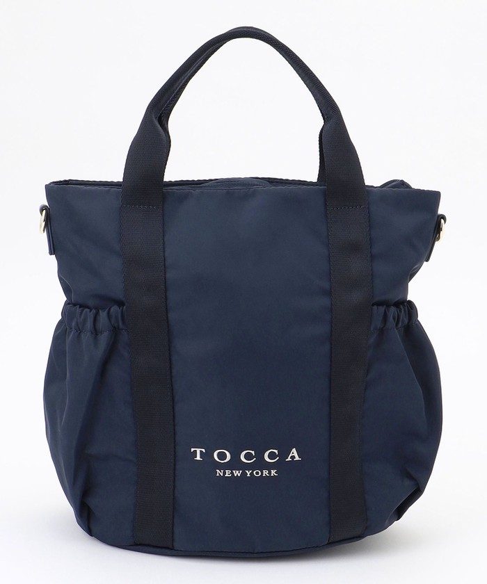 TOCCA SANA SIDEPOCKET TOTE トートバッグ　ベージュ WEB＆一部店舗限定・撥水・環境にやさしい素材】SANA SIDEPOCKET