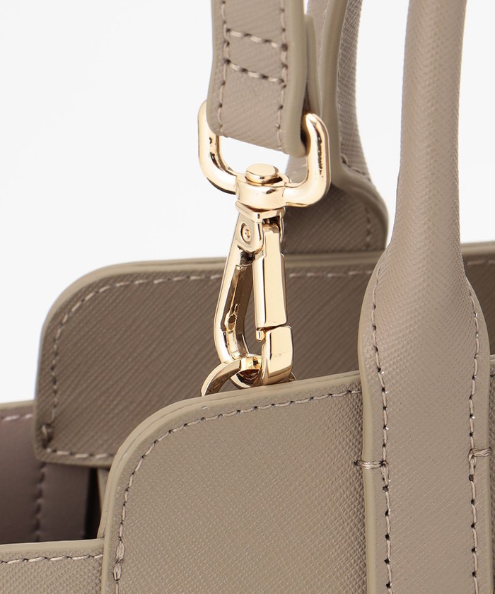 TINY RIBBON LEATHERTOTE トートバッグ(505221880) | TOCCA